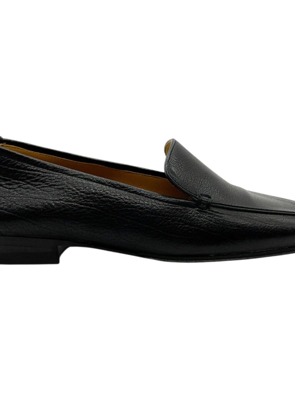 The Row Black Pebbled Leather Adam Loafers - Picture 2 of 6